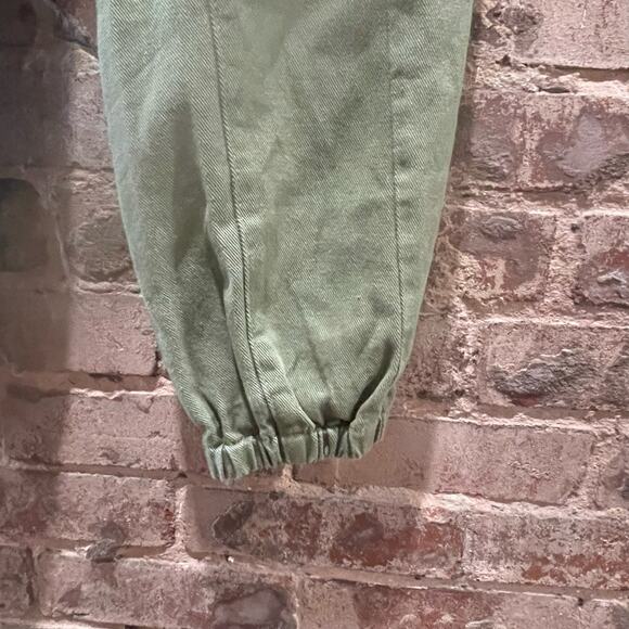 Nasty Gal Green Cargo Joggers Size 2 - Picture 4 of 5